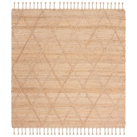 Safavieh 4 x 4 ft. Natural Fiber Hand Loomed Square Area Rug, Natural NF107B-4SQ